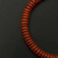 Southred Agate bracelet (瓦西南红药片珠手串)
