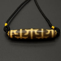 Padmasambhava Eye Pattern Dzi Bead Necklace (莲师法眼天珠)