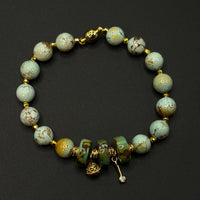 Turquoise Bracelet(原矿绿松石手链)