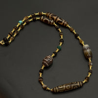 Multi Dzi Bead Necklace(多宝天珠项链)