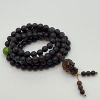 108 Rosewood prayer beads & Akasagarbha Bodhisattva& Lacquer Bead (降真香108颗& 虚空藏菩萨&大漆珠)