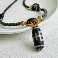 Aristocrat Dzi-bead Necklace