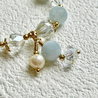 Aquamarine Crystal Bracelet
