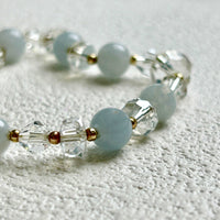 Aquamarine Crystal Bracelet