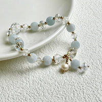 Aquamarine Crystal Bracelet