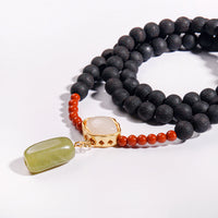 Rosewood Agarwood & Hetian Jade Bracelet - BTSAN PO