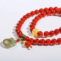 Double Circle Agate Bracelet