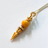 Amber Vajra Women's Pendant