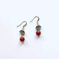 SouthRed Agate Wishful Eardrop