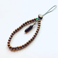 Agarwood Nine Eyes Dzi Bead Pendant