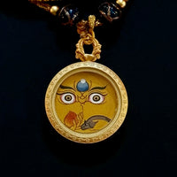 Jamhala-yellow's Dharma Eye Bracelet(黄财神法器法眼手串)