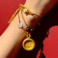 Jamhala-yellow's Dharma Eye Bracelet(黄财神法器法眼手串)