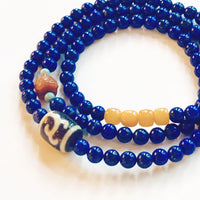 Lazurite Three-Circle Bracelet