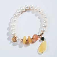 Pearl Amber Bracelet