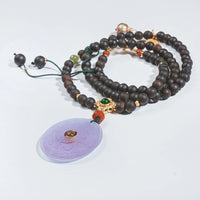 Green Tara Heart Mantra Design Necklace