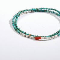 Two-Circle Turquoise Bracelet