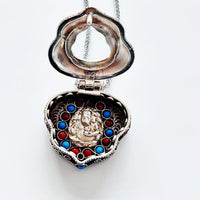 Elephant God 925 Silver Chain Ghau Box Pendant