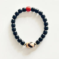 Red Agate Dzi bead bracelet