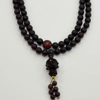 108 Rosewood prayer beads & Buddha Amitayus & Lacquer Bead (降真香108颗&阿弥陀佛&大漆珠)