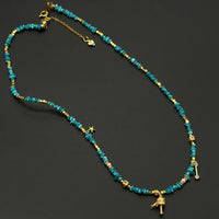 Turquoise Necklace (原矿绿松石随型项链)
