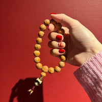 Bead Phoenix Eye Bodhi Hand Mala 18颗凤眼菩提手持(封眼)&虎牙天珠