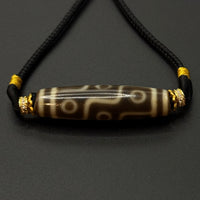 Nine-eye Dzi Bead Necklace (折线九眼天珠)