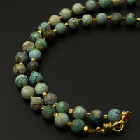 Turquoise Necklace(原矿绿松石项链)