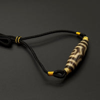 Three-Eye Dzi Bead Necklace(宝盖三眼)
