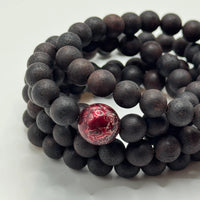 108 Rosewood prayer beads & Buddha Amitayus & Lacquer Bead (降真香108颗&阿弥陀佛&大漆珠)