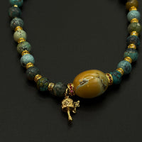 Turquoise Necklace(原矿绿松石项链)