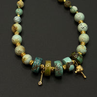 Turquoise Necklace(原矿绿松石项链)