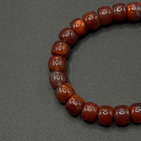 Southred Agate Bracelet (牛血火焰红南红手串)