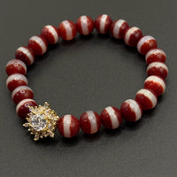Dzi Bead Bracelet (一线药师巴西玛瑙天珠)