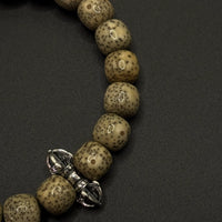 Star and Moon Bodhi & Amber &Southred Agate Bracelet (星月菩提玉石料&鸡油黄蜜蜡&南红&金刚杵手串)