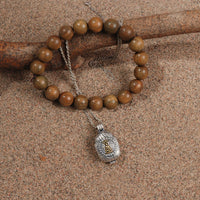 Zashi Lhamo Silver Ghau Prayer Box