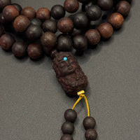 108 Rosewood prayer beads &Green Tara & Lacquer Bead (降真香108颗&绿度母&大漆珠)