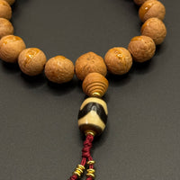 Bead Phoenix Eye Bodhi Hand Mala 18颗凤眼菩提手持(封眼)&虎牙天珠