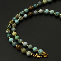 Turquoise Necklace(原矿绿松石项链)