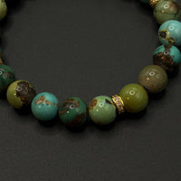 Turquoise Bracelet(唐三彩原矿绿松石手串)