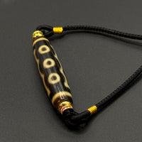 Five-Eyed Dzi Bead Necklace (五眼天珠)