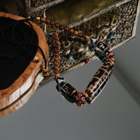 Bodhisattva Tara Dzi Bead Agilawood Necklace