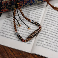 Bodhisattva Tara Dzi Bead Agilawood Necklace