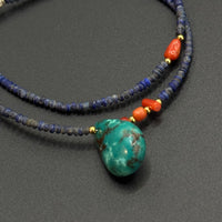 Lapis & Turquoise Bracelet