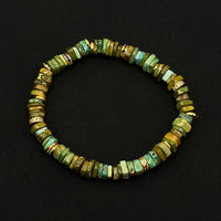 Turquoise Bracelet (春彩原矿绿松石手串)