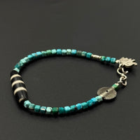 Turquoise Single-Strand Medicine Buddha Bracelet