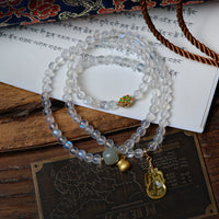 Three Circles Clear Quartz Bracelet