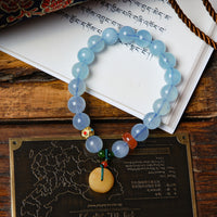 Aquamarine bracelet