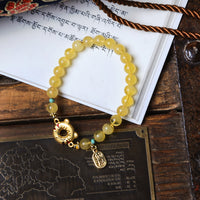 Amber Tiger Bracelet