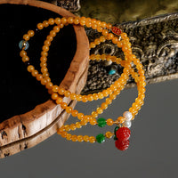 Three Circle Amber Bracelet