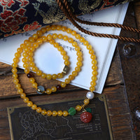 Three Circle Amber Bracelet